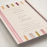 "Swiggle" - Baby Shower Invitations in Vanilla by Pixel and Hank - Detail