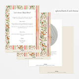 "Highlands" - Baby Shower Invitations in Peach Pie by Sarah Knight - Back of Card Options