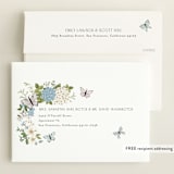 "Garden Love" - Baby Shower Invitations in Periwinkle by Susan Moyal - FREE Recipient Addressing