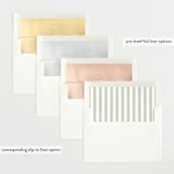 "Aveline" - Baby Shower Invitations in Diamond by Kate Ahn - Envelope Liner Options