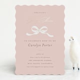 "Sweetheart" - Baby Shower Invitations in Blush by Paper Raven Co. - Front