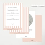 "Sweetheart" - Baby Shower Invitations in Blush by Paper Raven Co. - Back of Card Options
