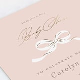 "Sweetheart" - Baby Shower Invitations in Blush by Paper Raven Co. - Detail