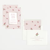 "Romantic Roses" - Baby Shower Invitations in Blush by Teju Reval - Assembled