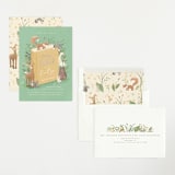 "Storybook" - Baby Shower Invitations in Mint by Jennifer Wick - Assembled