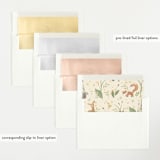 "Storybook" - Baby Shower Invitations in Mint by Jennifer Wick - Envelope Liner Options
