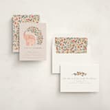 "Elephant Garden" - Baby Shower Invitations in Snapdragon by Joanna Griffin - Assembled