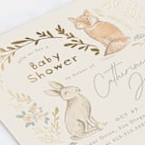 "Vintage woodland" - Baby Shower Invitations in Ginger by Creo Study - Detail