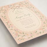 "New blooms" - Baby Shower Invitations in Ballet Slipper by Jennifer Wick - Detail