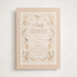 "Storybook" - Baby Shower Invitations in Blush by Hannah Williams - Front