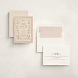 "Storybook" - Baby Shower Invitations in Blush by Hannah Williams - Assembled