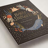 "Under The Sea" - Baby Shower Invitations in Midnight Berry by Vera Lim - Detail