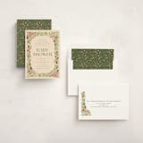 "Bright Botanical Border" - Baby Shower Invitations in Petal by Katie Zimpel - Assembled
