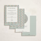 "Little Love Story" - Baby Shower Invitations in Sage by Ana de Sousa - Back of Card Options
