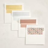 "Ribbon In Bloom" - Baby Shower Invitations in Petal by Elly - Envelope Liner Options