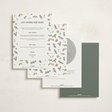 "Floral Archway" - Baby Shower Invitations in Garden by Kelly Watkins - Back of Card Options
