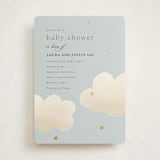"Twinkle Twinkle" - Baby Shower Invitations in Sky by Joyce Pinheiro - Front