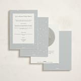 "Twinkle Twinkle" - Baby Shower Invitations in Sky by Joyce Pinheiro - Back of Card Options