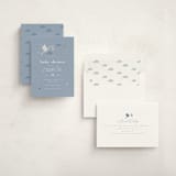 "Special Delivery" - Baby Shower Invitations in Bluebell by Hudson meet Rose - Assembled