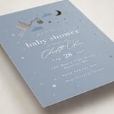"Special Delivery" - Baby Shower Invitations in Bluebell by Hudson meet Rose - Detail