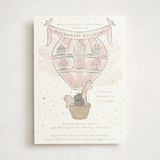 "Bebe" - Baby Shower Invitations in Cotton Candy by Jenna Holcomb - Front