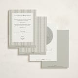 "Waiting for a sibling" - Baby Shower Invitations in Sea Fog by Erin Kessler - Back of Card Options