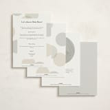 "Warner" - Baby Shower Invitations in Cloud by Pixel and Hank - Back of Card Options