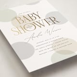 "Warner" - Baby Shower Invitations in Cloud by Pixel and Hank - Detail