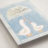 "Little Goose" - Baby Shower Invitations in Raindrop by Teju Reval - Detail