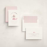 "Baby Whale On The Way" - Baby Shower Invitations in Baby Pink by mo kelley - Assembled