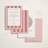 "Wildflower" - Baby Shower Invitations in Rose by Leah Bisch - Back of Card Options