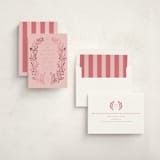 "Wildflower" - Baby Shower Invitations in Rose by Leah Bisch - Assembled