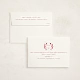 "Wildflower" - Baby Shower Invitations in Rose by Leah Bisch - FREE Recipient Addressing