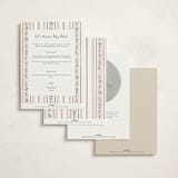 "festive rocking horse" - Baby Shower Invitations in Eggnog by Rebecca Durflinger - Back of Card Options