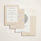 "Mod Baby" - Baby Shower Invitations in Vanilla by Angela Thompson - Back of Card Options