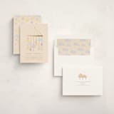"Mod Baby" - Baby Shower Invitations in Vanilla by Angela Thompson - Assembled