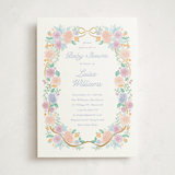 "Garden Magic" - Baby Shower Invitations in Lilac by Tamara Hilje - Front