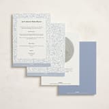 "Garden Magic" - Baby Shower Invitations in Lilac by Tamara Hilje - Back of Card Options