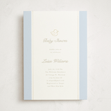 "Baby Duck" - Baby Shower Invitations in Hydrangea by Tamara Hilje - Front