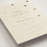"Mini Bows" - Baby Shower Invitations in Vanilla by Vera Lim - Detail