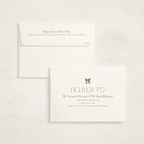 "Mini Bows" - Baby Shower Invitations in Vanilla by Vera Lim - FREE Recipient Addressing