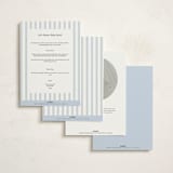 "Southern Mallard Duck" - Baby Shower Invitations in Powder by Rebecca Marchese - Back of Card Options