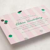 "Preppy Confetti" - Baby Shower Invitations in Peony by Olivia Raufman - Detail