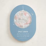"Groovy Baby" - Baby Shower Invitations in Cobalt by Janna Sue Design - Front