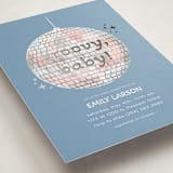 "Groovy Baby" - Baby Shower Invitations in Cobalt by Janna Sue Design - Detail