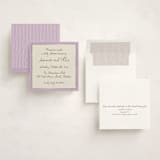 "Sugar" - Baby Shower Invitations in Lavender by Pati Cascino - Assembled