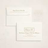 "Scalloped Gingham" - Baby Shower Invitations in Lemonade by Brianne Larsen - FREE Recipient Addressing