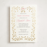"graceful" - Baby Shower Invitations in Peony by Sarah Knight - Front