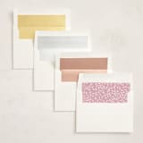 "graceful" - Baby Shower Invitations in Peony by Sarah Knight - Envelope Liner Options