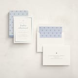 "Heartbeat" - Baby Shower Invitations in Provincial Blue by Stacey Meacham - Assembled